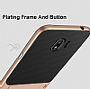 Eiroo Tiger Power Samsung Galaxy A6 Plus 2018 Standl Ultra Koruma Gold Klf - Resim 4