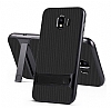 Eiroo Tiger Power Samsung Galaxy J4 Standl Ultra Koruma Siyah Silikon Klf - Resim 3