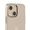 Eiroo Trace iPhone 13 Mini 5.4 in effaf Silikon Klf - Resim 7