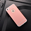 Eiroo Trio Fit iPhone SE / 5 / 5S 3 1 Arada Rose Gold Rubber Klf - Resim 4