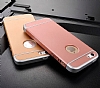 Eiroo Trio Fit iPhone SE / 5 / 5S 3 1 Arada Rose Gold Rubber Klf - Resim: 7