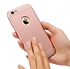 Eiroo Trio Fit iPhone 6 / 6S 3 1 Arada Rose Gold Rubber Klf - Resim 4