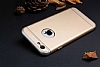 Eiroo Trio Fit iPhone 6 Plus / 6S Plus 3 1 Arada Gold Rubber Klf - Resim 6