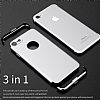 Eiroo Trio Fit iPhone 7 3 1 Arada Silver Rubber Klf - Resim: 6