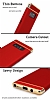 Eiroo Trio Fit Samsung Galaxy Note 8 3 1 Arada Krmz Rubber Klf - Resim: 5