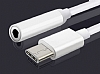 Eiroo USB Type-C 3,5 Jack Kulaklk Girii Dntrc Siyah Adaptr - Resim 1