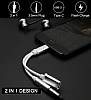Eiroo USB Type-C Konuma zellikli arj ve Jack Kulaklk Girii oaltc Adaptr - Resim 3