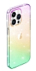 Eiroo Vixy iPhone 13 Pro Max ok Renkli Rubber Klf