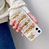 Eiroo Wave Glitter iPhone 11 Kamera Korumal Silver Silikon Klf - Resim 2