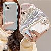 Eiroo Wave Mirror iPhone 12 Beyaz Silikon Kılıf - Resim: 7