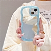 Eiroo Wave Mirror iPhone 13 Pro Mavi Silikon Klf - Resim: 1