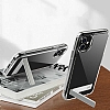 Eiroo With Stand iPhone 11 Standl effaf Silikon Klf - Resim: 4