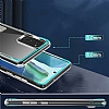 Eiroo With Stand Samsung Galaxy S20 FE Standl effaf Silikon Klf - Resim: 4