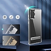 Eiroo With Stand Samsung Galaxy S20 FE Standl effaf Silikon Klf - Resim 5