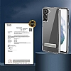 Eiroo With Stand Samsung Galaxy S21 FE 5G Standl effaf Silikon Klf - Resim: 12