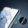 Eiroo With Stand Samsung Galaxy S21 Ultra Standl effaf Silikon Klf - Resim: 2