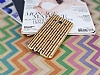 Eiroo Wooden Samsung Galaxy E5 Metal Kenarl Bambu Rubber Klf - Resim 1