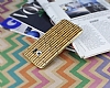 Eiroo Wooden Samsung Galaxy S6 edge Metal Kenarl Bambu Rubber Klf - Resim 2