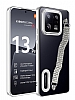 Eiroo Xiaomi 13 Pro Su Yolu Zincirli Silver Silikon Klf