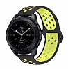 Eiroo Huawei Watch 3 Pro Silikon Siyah-Sar Spor Kordon