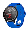 Eiroo Huawei Watch 3 Pro Spor Mavi Silikon Kordon