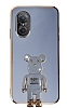 Eiroo Huawei nova 9 SE Baby Bear Standl Mavi Silikon Klf