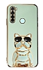 Eiroo Xiaomi Redmi Note 8 Bulldog Standl Yeil Silikon Klf