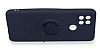 Eiroo Ring Color Oppo A15 / Oppo A15s Yzk Tutuculu Lacivert Silikon Klf - Resim 1