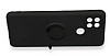 Eiroo Ring Color Oppo A15 / Oppo A15s Yzk Tutuculu Siyah Silikon Klf - Resim: 1
