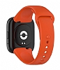 Eiroo Xiaomi Redmi Watch 3 Turuncu Silikon Kordon - Resim 2