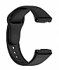 Eiroo Xiaomi Redmi Watch 3 Siyah Silikon Kordon - Resim 3