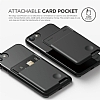 Elago Card Pocket Silikon Siyah Telefon Kartl - Resim 8