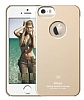 Elago iPhone SE / 5 / 5S Slim Fit 1 Series Gold Rubber Klf - Resim: 4