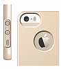 Elago iPhone SE / 5 / 5S Slim Fit 1 Series Gold Rubber Klf - Resim 3