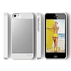 Elago iPhone 5C OutFit Matrix Series Beyaz Rubber Klf - Resim: 2