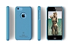 Elago iPhone 5C Slim Fit Series Mavi Rubber Klf - Resim 4