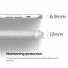 Elago iPhone 6 / 6S Kapakl Beyaz Deri Klf - Resim 3