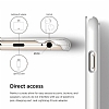 Elago iPhone 6 / 6S Kapakl Beyaz Deri Klf - Resim 5