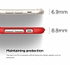 Elago iPhone 6 / 6S Slim Fit 1 Mat Krmz Rubber Klf - Resim 3