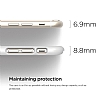 Elago iPhone 6 / 6S Slim Fit Beyaz Rubber Klf - Resim 3