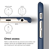 Elago iPhone 6 / 6S Slim Fit 1 Mavi Rubber Klf - Resim 4