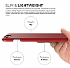 Elago Slim Fit iPhone 7 Plus / 8 Plus Krmz Rubber Klf - Resim 3