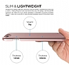 Elago Slim Fit iPhone 7 Plus / 8 Plus Rose Gold Rubber Klf - Resim 3
