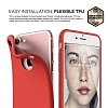Elago Slim Fit Soft iPhone 7 Krmz Silikon Klf - Resim: 3