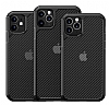 Eiroo Carbon Hybrid iPhone 11 Siyah Silikon Klf - Resim: 4