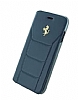 Ferrari iPhone 7 / 8 Czdanl Kapakl Gerek Deri Lacivert Klf - Resim: 2