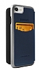 Ferrari iPhone 7 / 8 Czdanl Kapakl Gerek Deri Lacivert Klf - Resim: 3