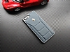 Ferrari iPhone 7 Plus / 8 Plus Gerek Deri Lacivert Rubber Klf - Resim: 1