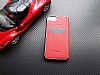 Ferrari iPhone SE 2020 Czdanl Kapakl Gerek Krmz Deri Klf - Resim: 4