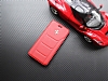Ferrari iPhone SE 2020 Czdanl Kapakl Gerek Krmz Deri Klf - Resim: 3